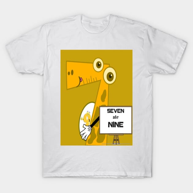 SEVEN ate NINE T-Shirt by Smartguy11